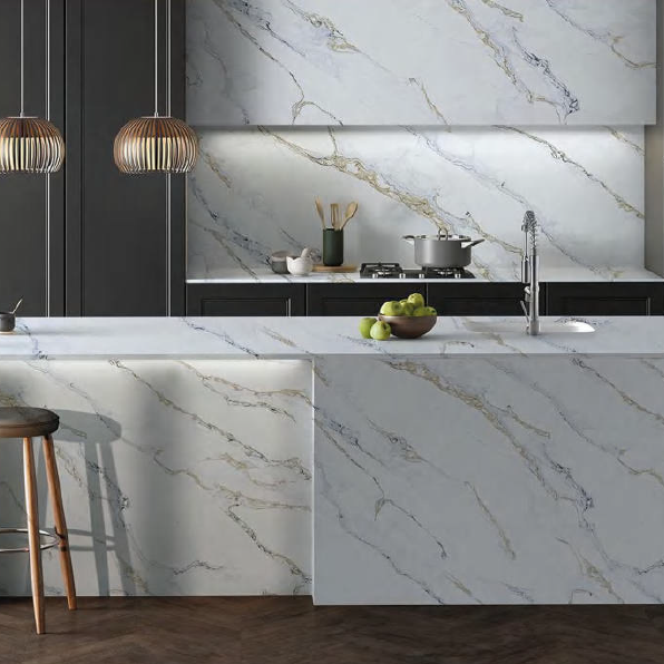 Kitchen countertop detail